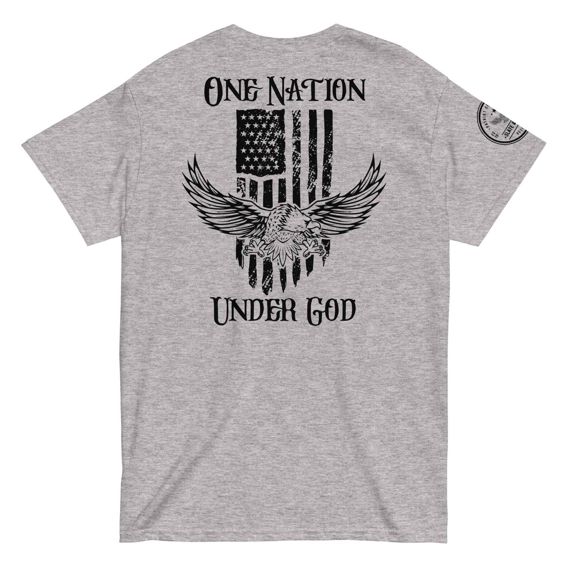 One Nation Under God Men’s T-shirt - SLATE + STONE DESIGNS