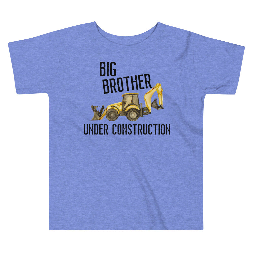 Big Brother Under Construction Toddler T-shirt - SLATE + STONE DESIGNS