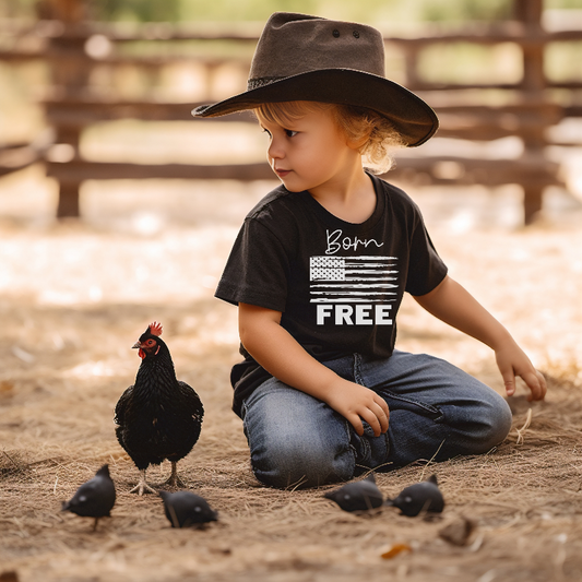 Born Free Toddler T-shirt - SLATE + STONE DESIGNS