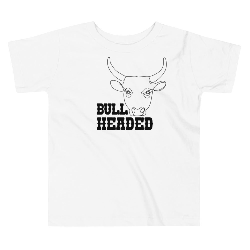 Bull Headed Toddler T-shirt - SLATE + STONE DESIGNS