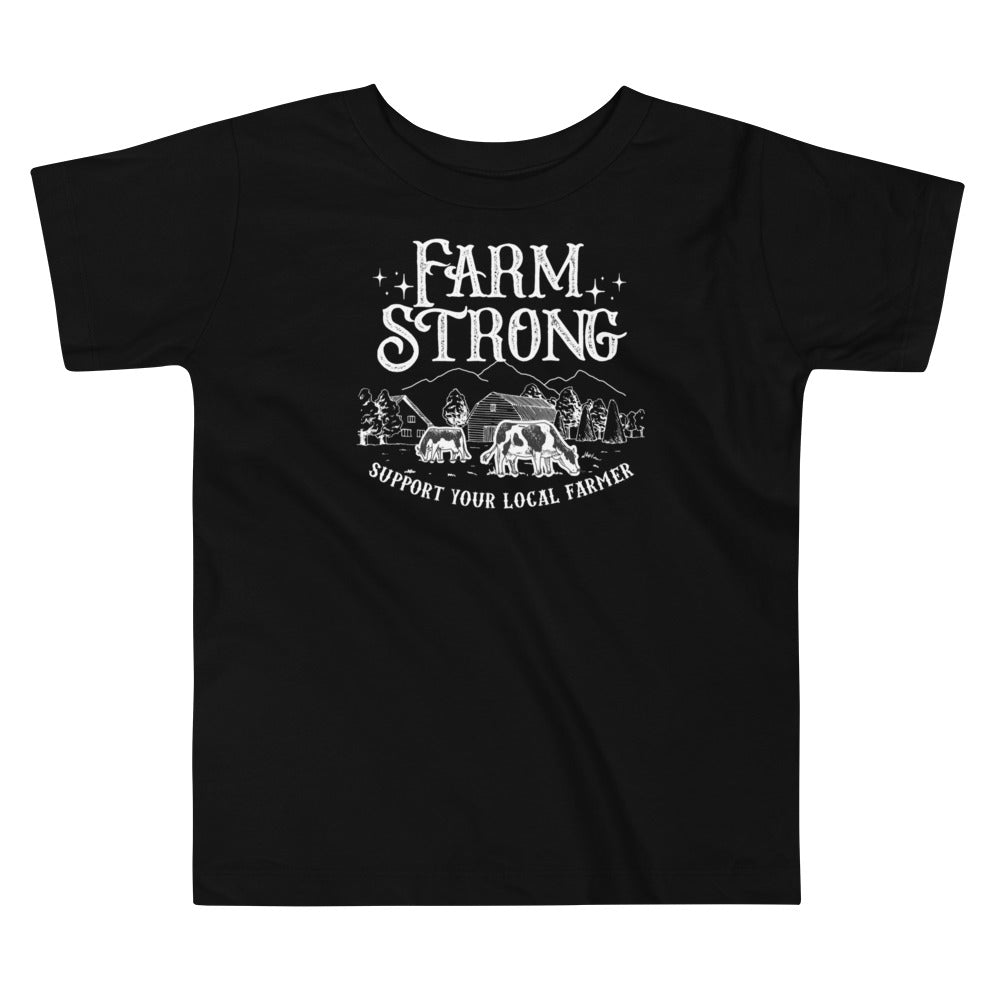 Farm Strong Toddler T-shirt - SLATE + STONE DESIGNS