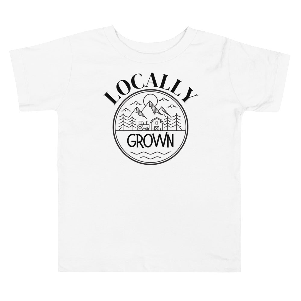 Locally Grown Toddler T-shirt - SLATE + STONE DESIGNS
