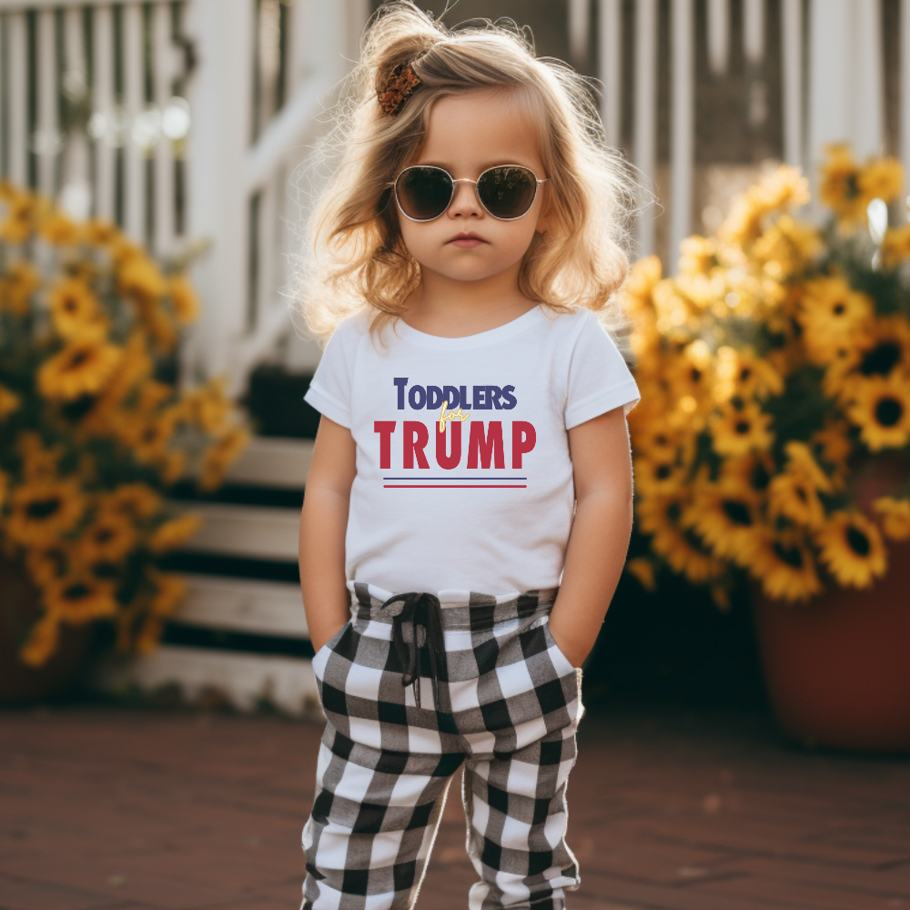 Toddlers For Trump Toddler T-shirt - SLATE + STONE DESIGNS