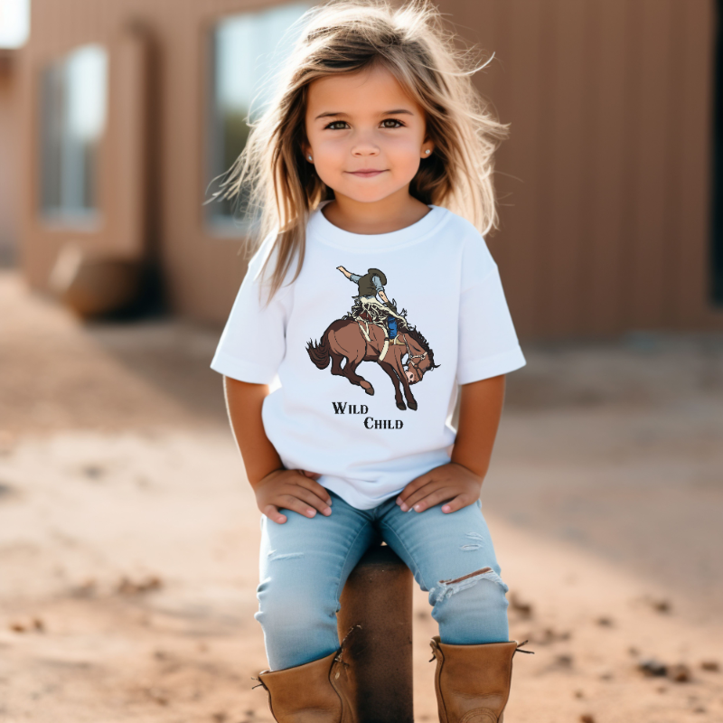 Wild Child Toddler T-shirt - SLATE + STONE DESIGNS