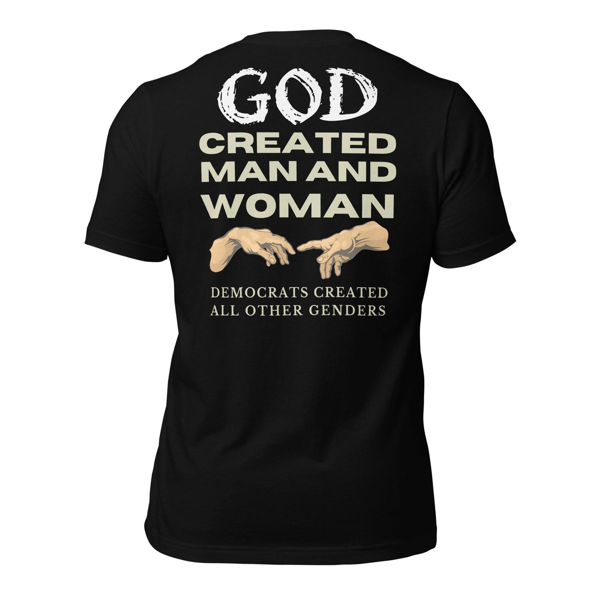 God Created Man and Women Men's T-shirt - SLATE + STONE DESIGNS