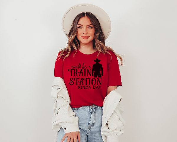 Train Station Kinda Day T-shirt - SLATE + STONE DESIGNS