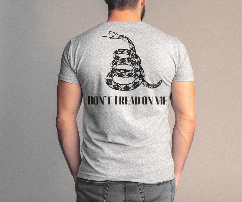 Don't Tread On Me Men's T-shirt - SLATE + STONE DESIGNS