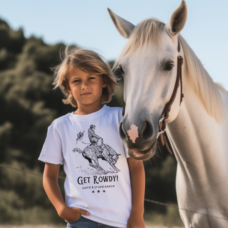 Get Rowdy Kids T-Shirt - SLATE + STONE DESIGNS
