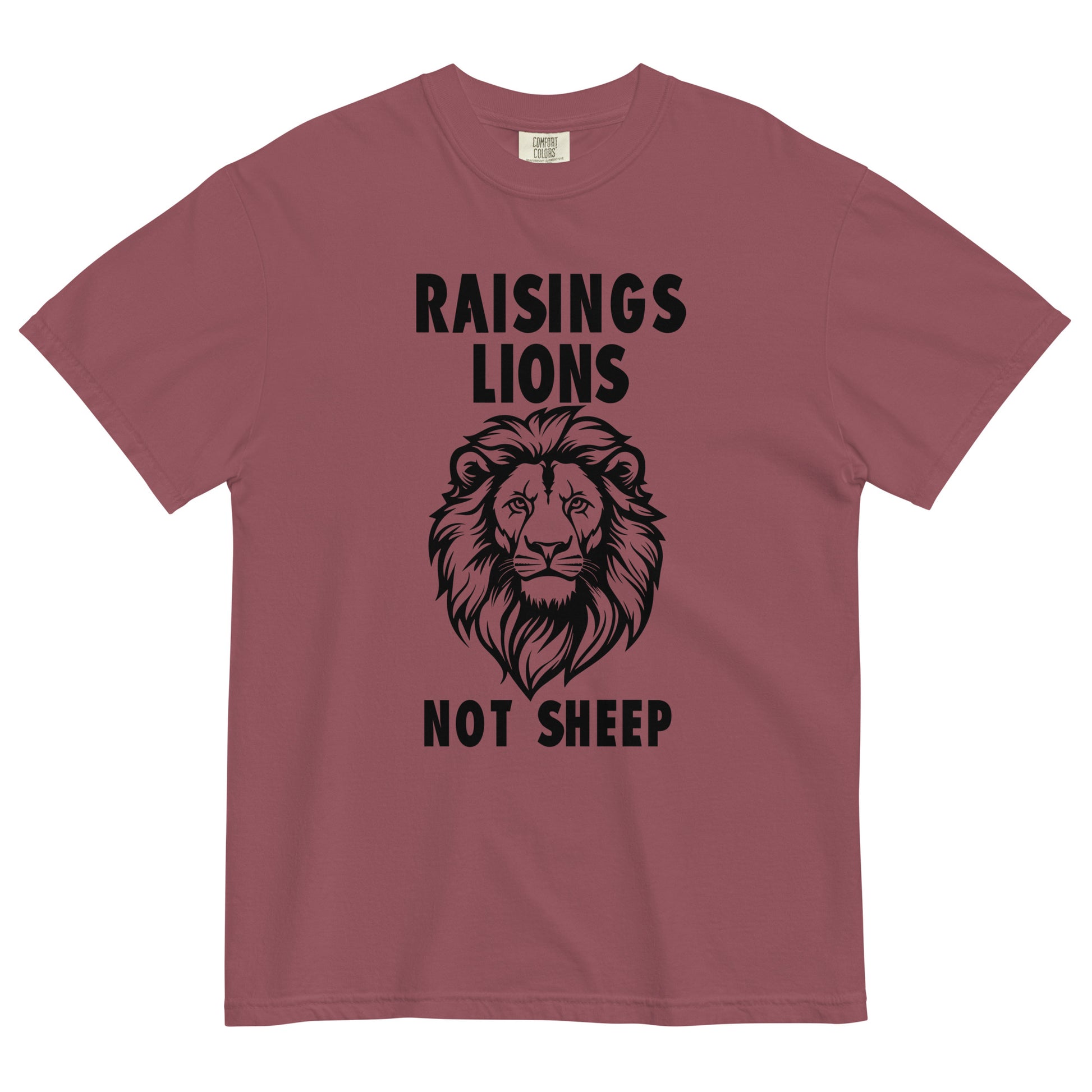 Raising Lions Not Sheep Unisex T-shirt - SLATE + STONE DESIGNS