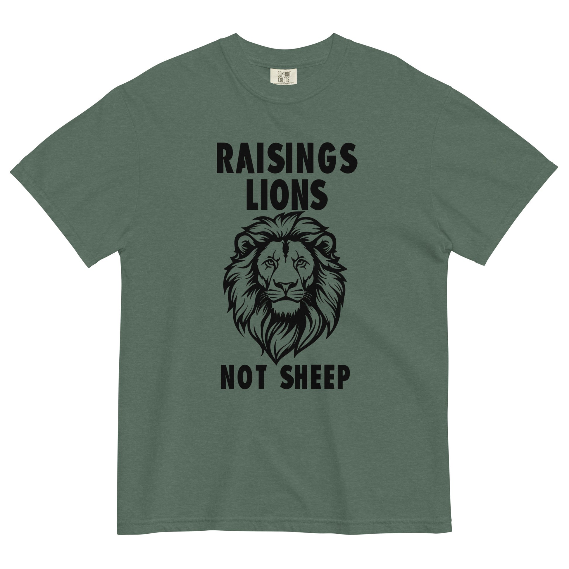 Raising Lions Not Sheep Unisex T-shirt - SLATE + STONE DESIGNS