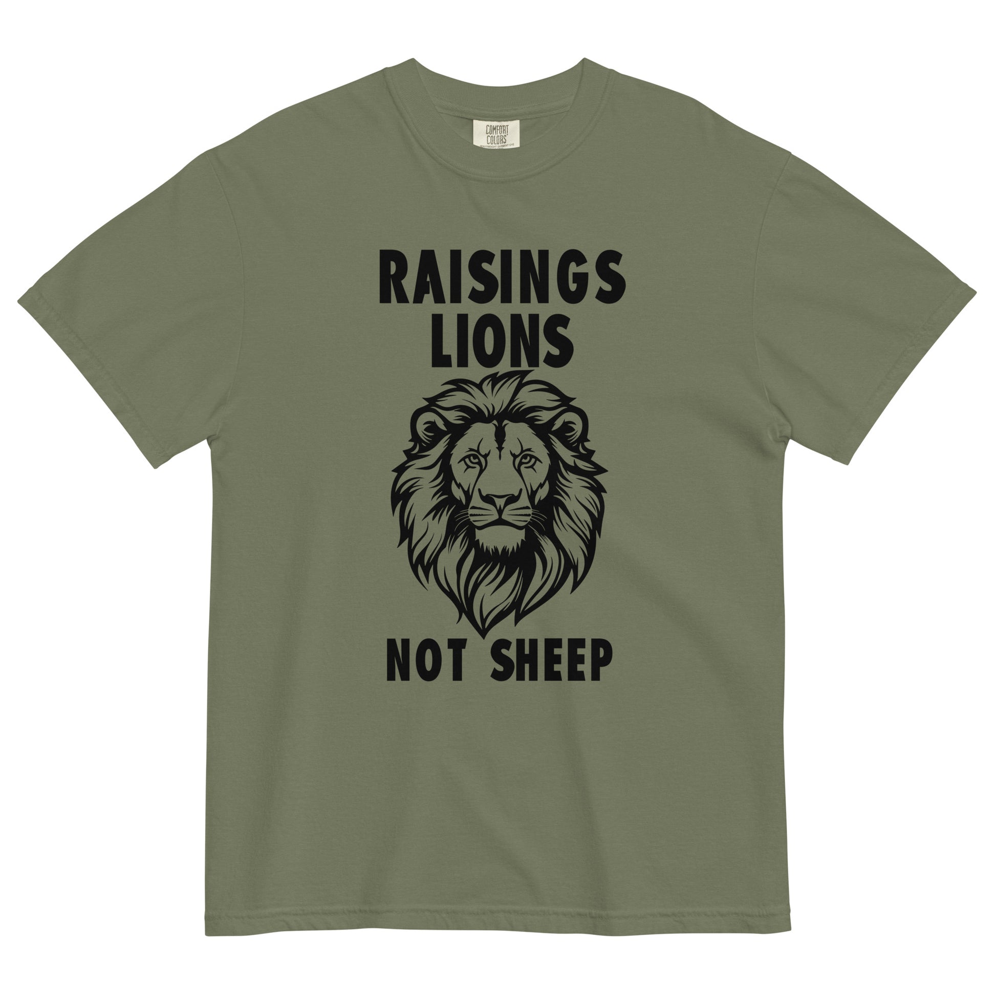 Raising Lions Not Sheep Unisex T-shirt - SLATE + STONE DESIGNS