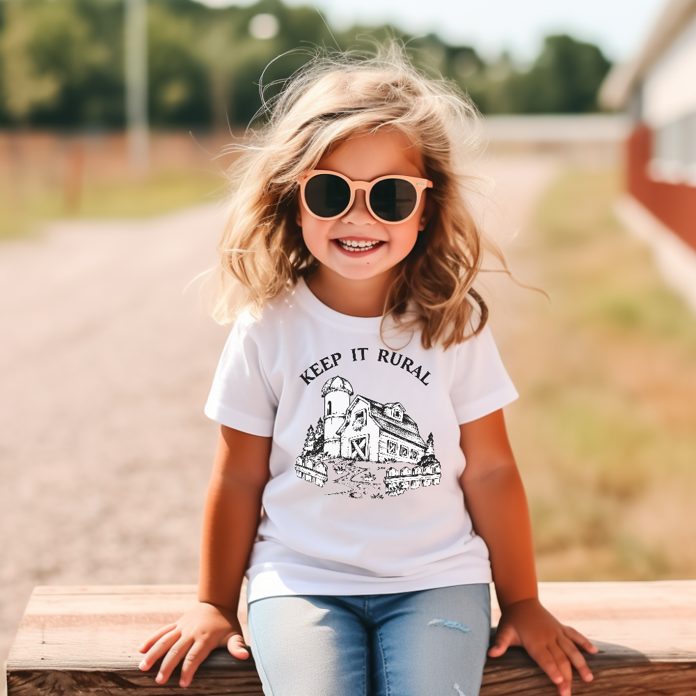 Keep It Rural Toddler T-shirt - SLATE + STONE DESIGNS