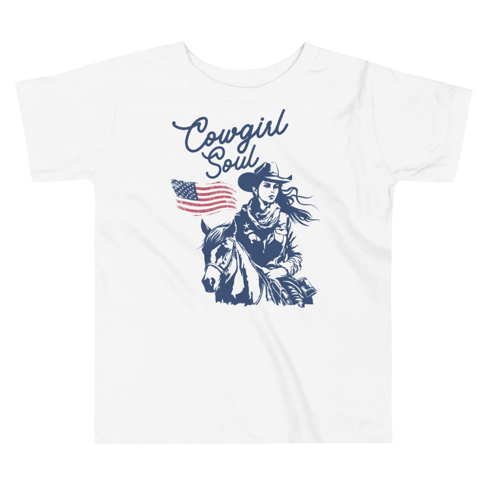 Cowgirl Soul Toddler T-shirt - SLATE + STONE DESIGNS