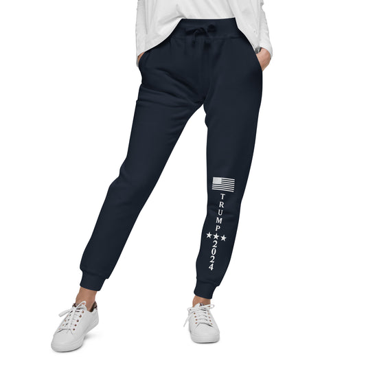 Trump 2024 Unisex fleece jogger sweatpants - SLATE + STONE DESIGNS