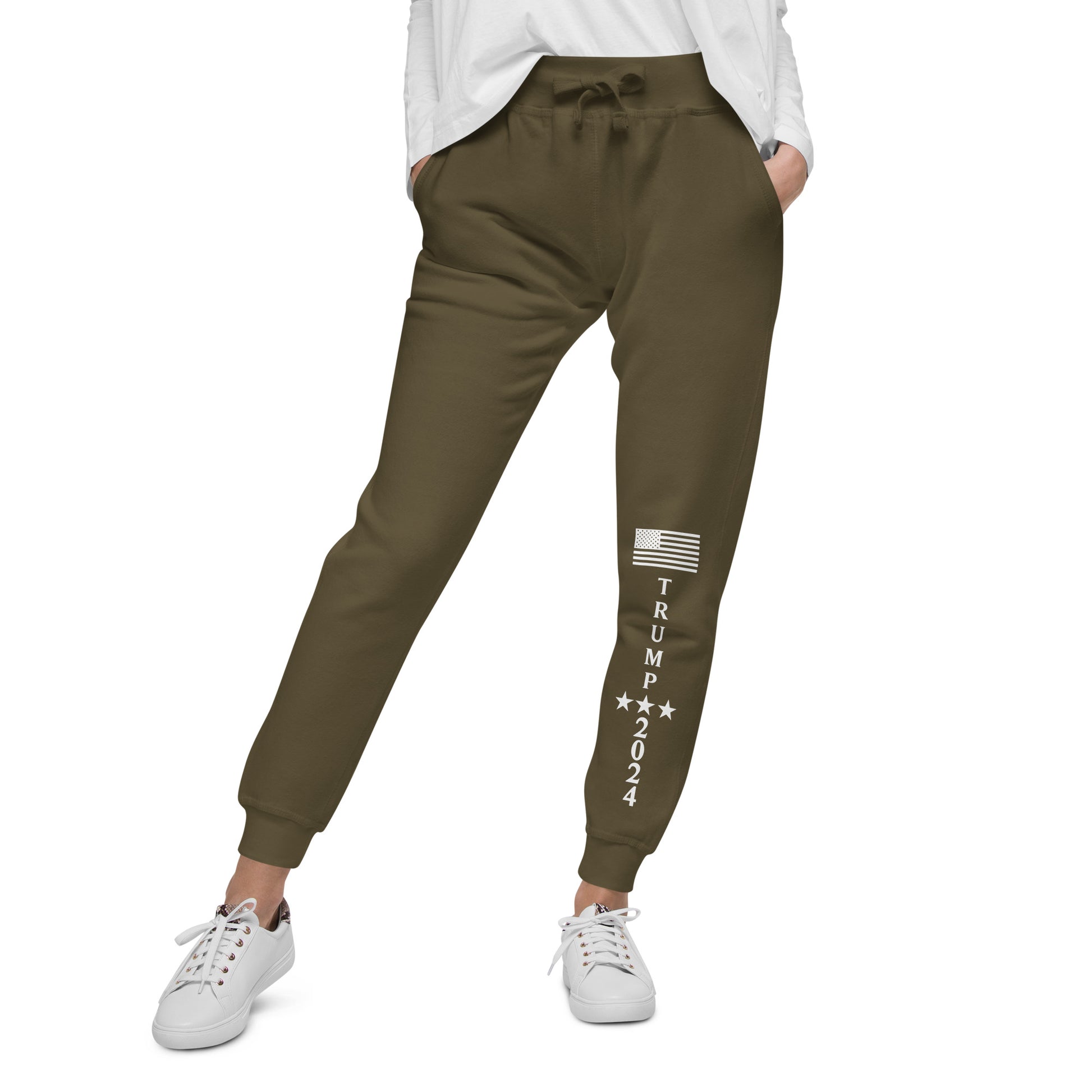 Trump 2024 Unisex fleece jogger sweatpants - SLATE + STONE DESIGNS