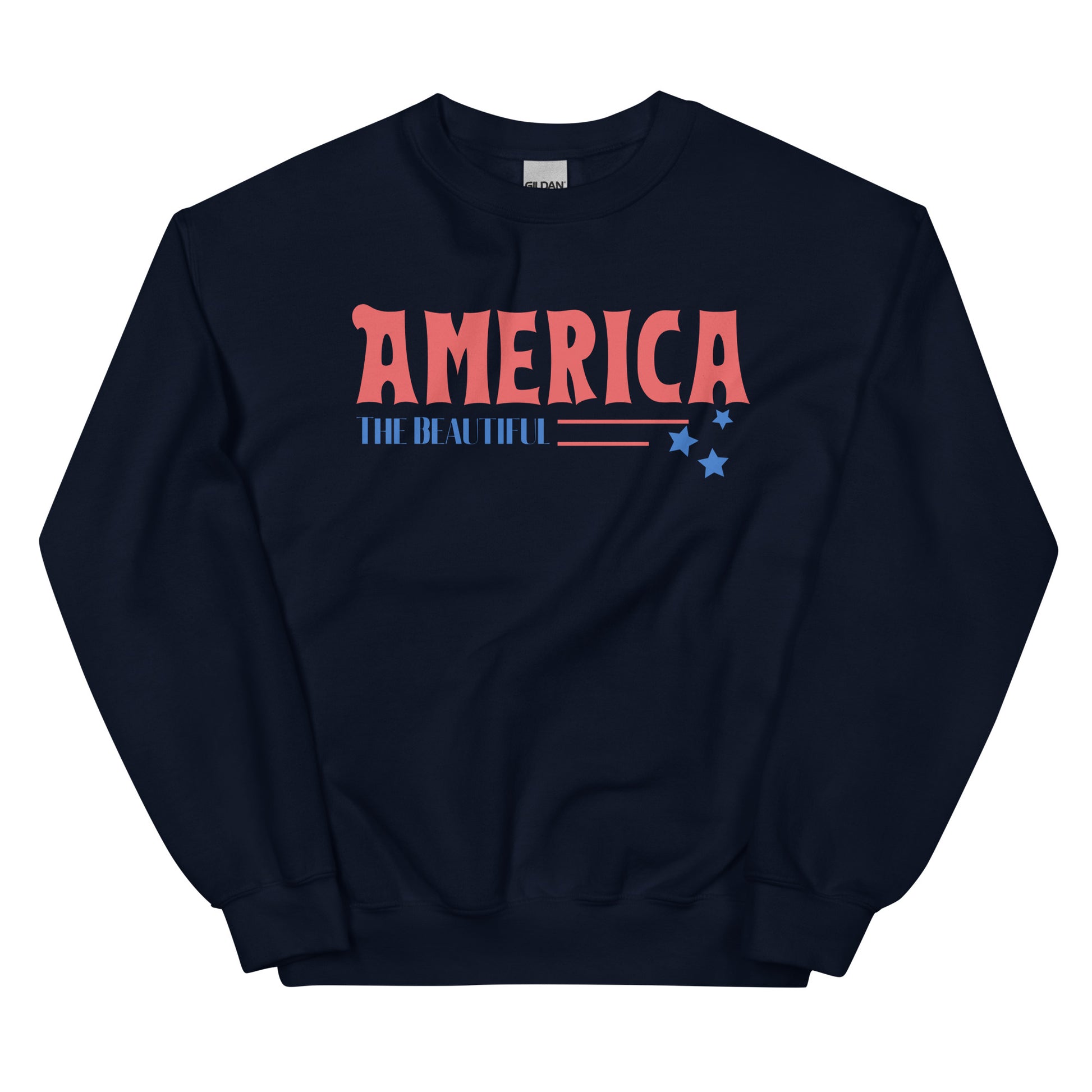 America The Beautiful Vintage Style Sweatshirt - SLATE + STONE DESIGNS