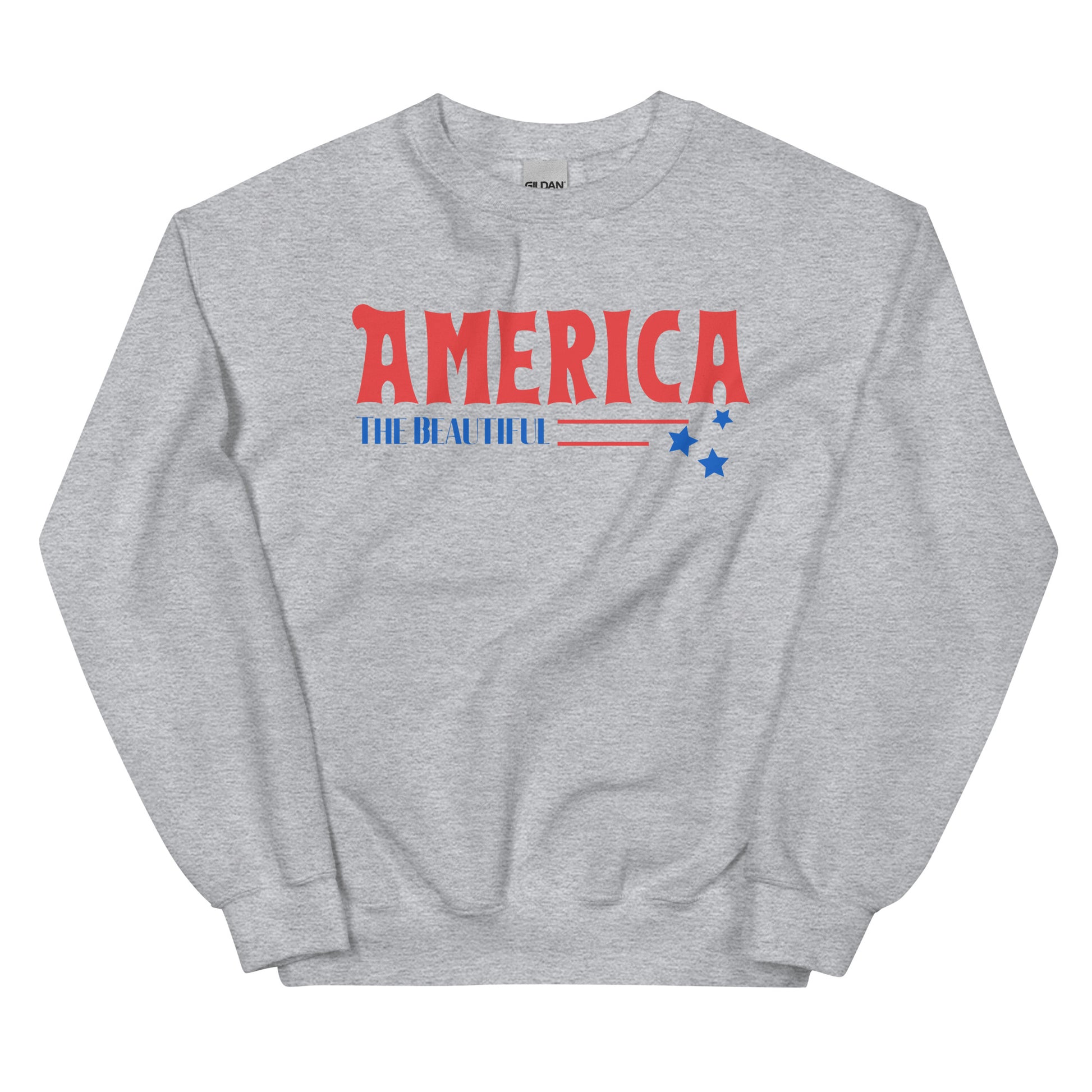 America The Beautiful Vintage Style Sweatshirt - SLATE + STONE DESIGNS
