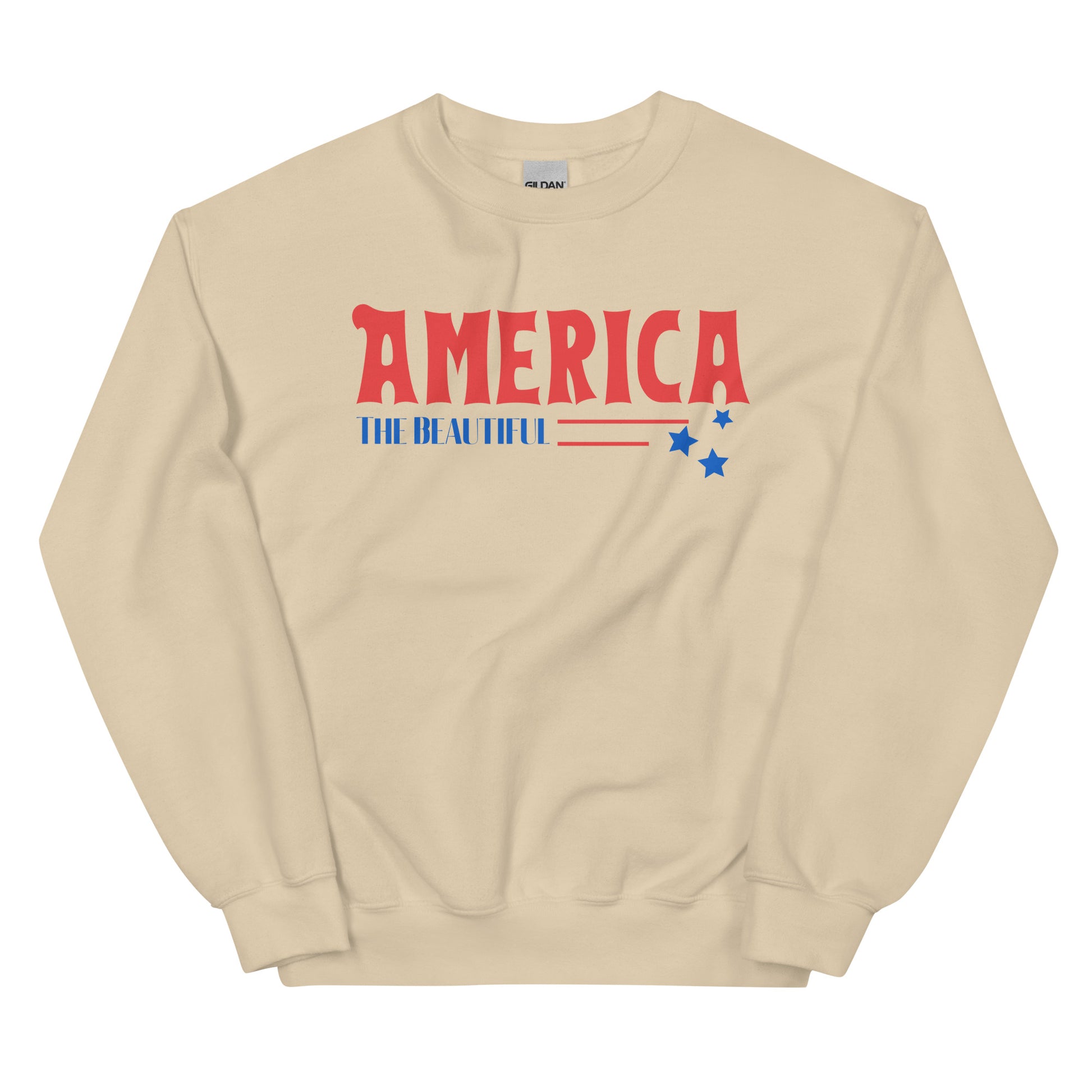 America The Beautiful Vintage Style Sweatshirt - SLATE + STONE DESIGNS