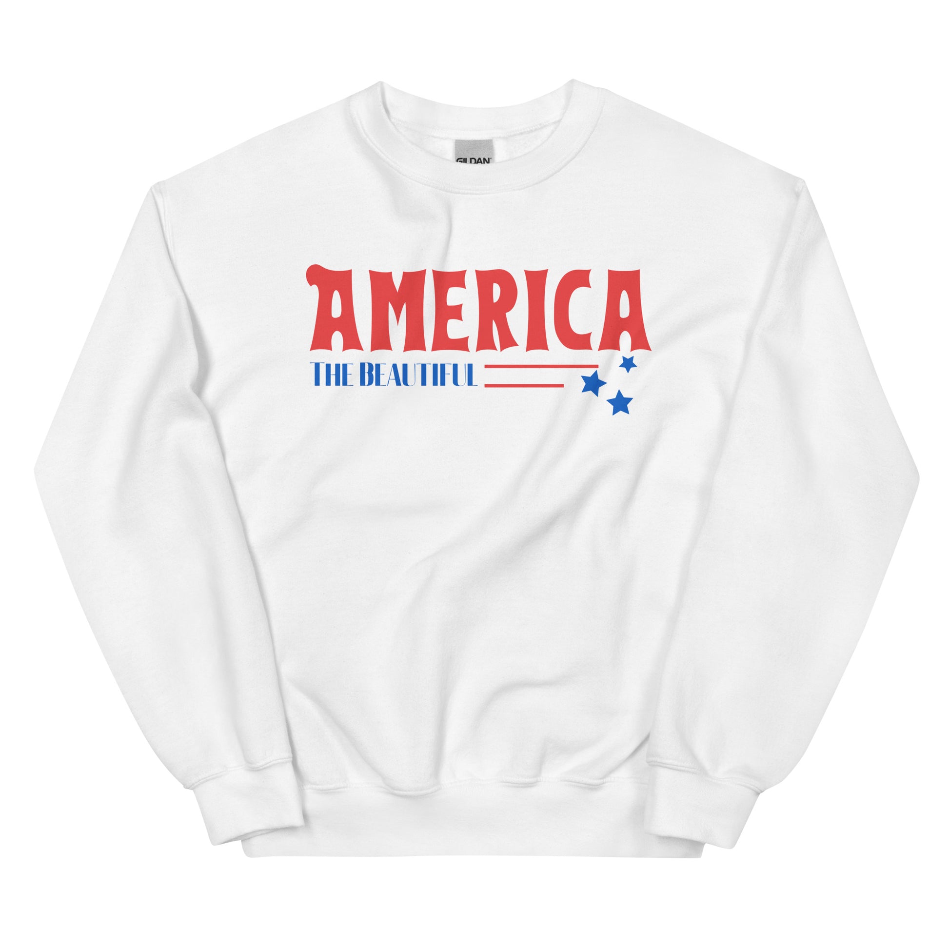 America The Beautiful Vintage Style Sweatshirt - SLATE + STONE DESIGNS