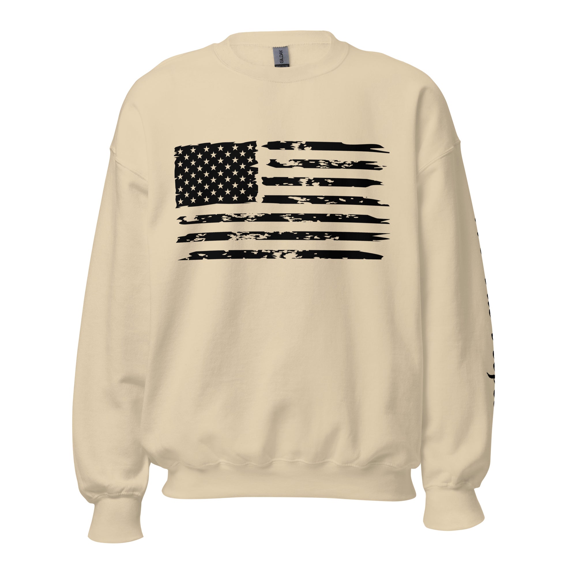 American Flag Men's Sweatshirt - SLATE + STONE DESIGNS