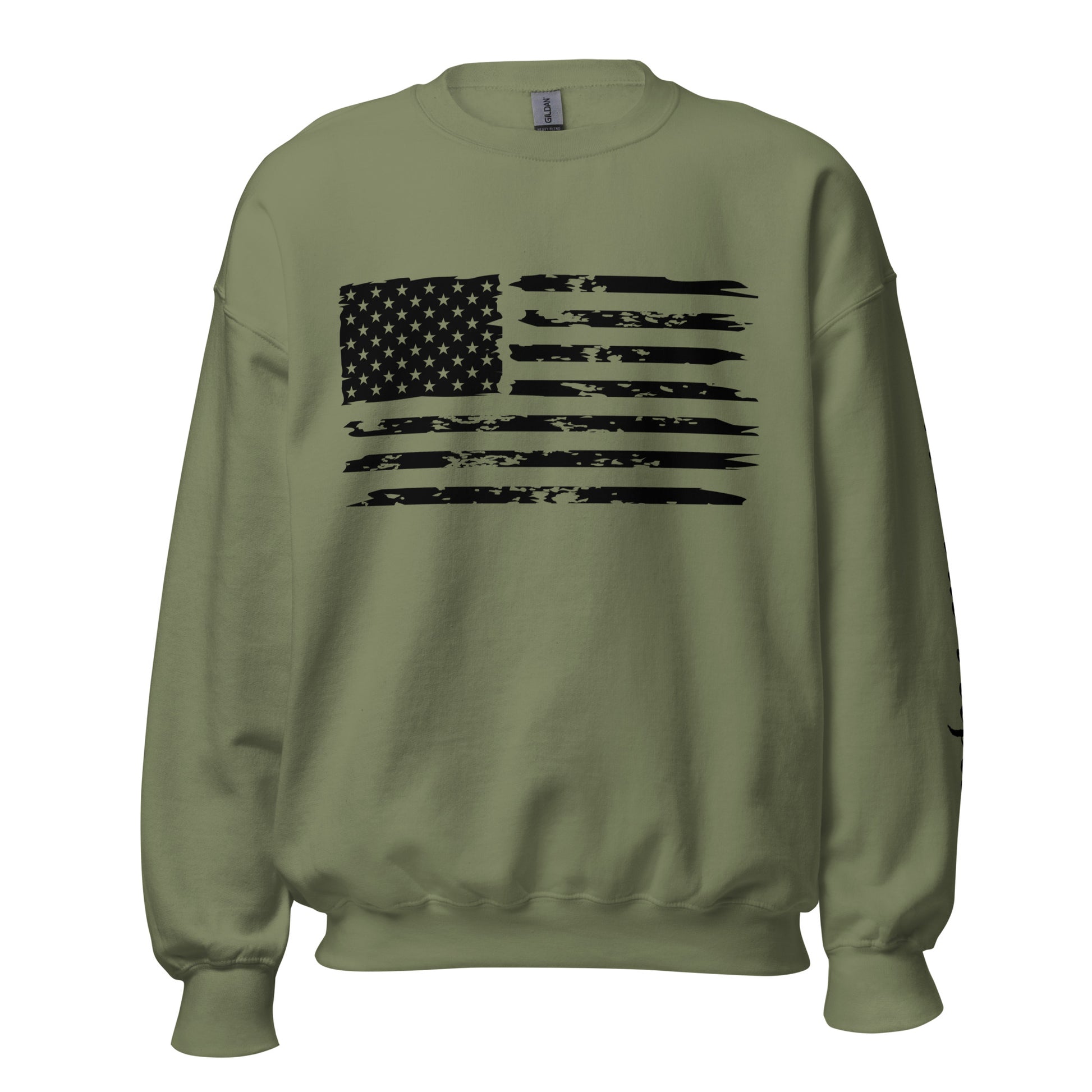 American Flag Men's Sweatshirt - SLATE + STONE DESIGNS