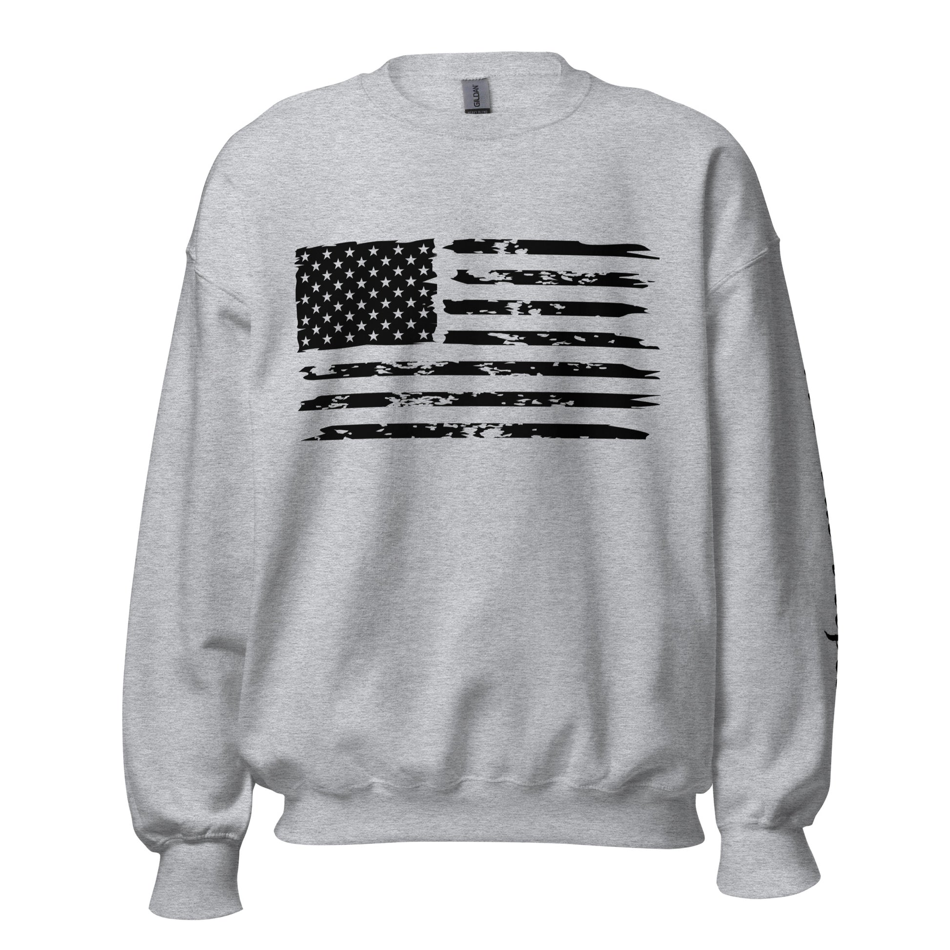 American Flag Men's Sweatshirt - SLATE + STONE DESIGNS