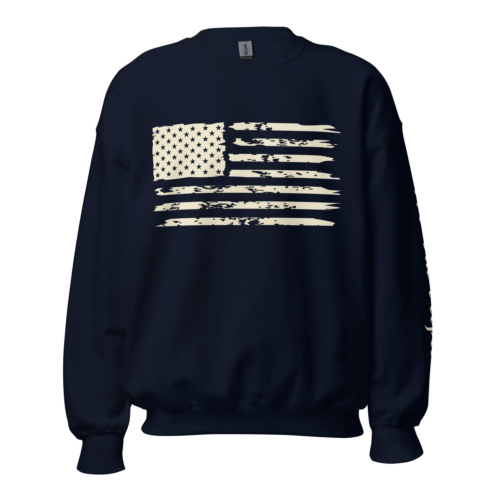 American Flag Men's Sweatshirt - SLATE + STONE DESIGNS