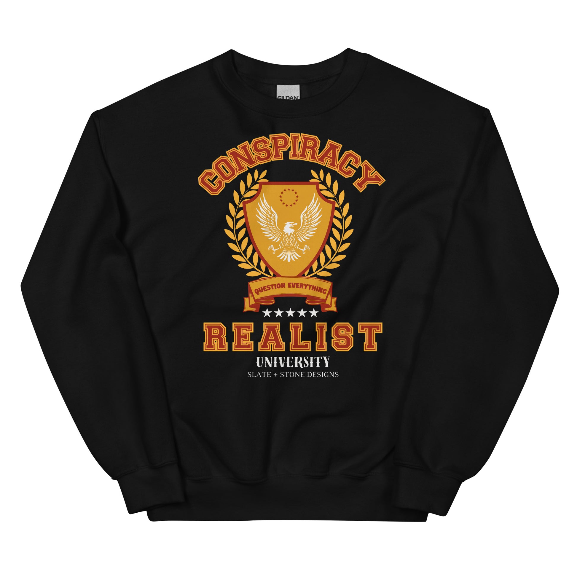 Conspiracy Realist Women's Sweatshirt - SLATE + STONE DESIGNS