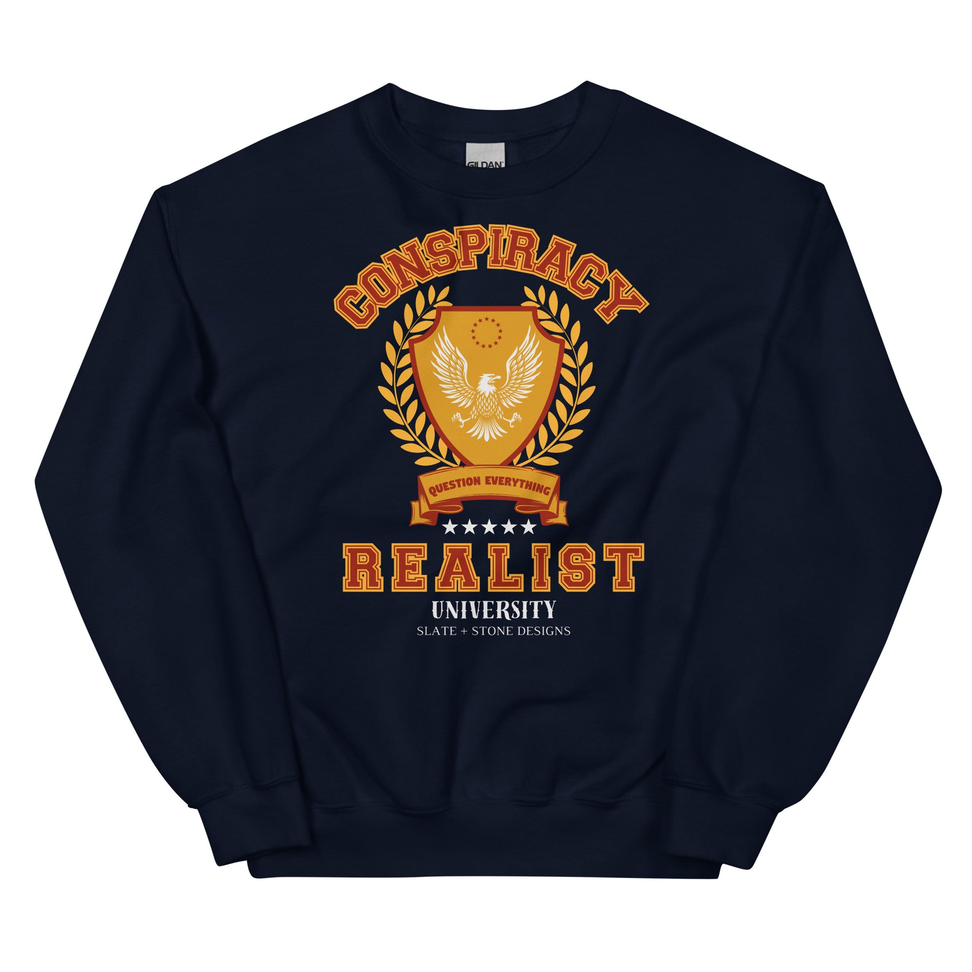 Conspiracy Realist Women's Sweatshirt - SLATE + STONE DESIGNS