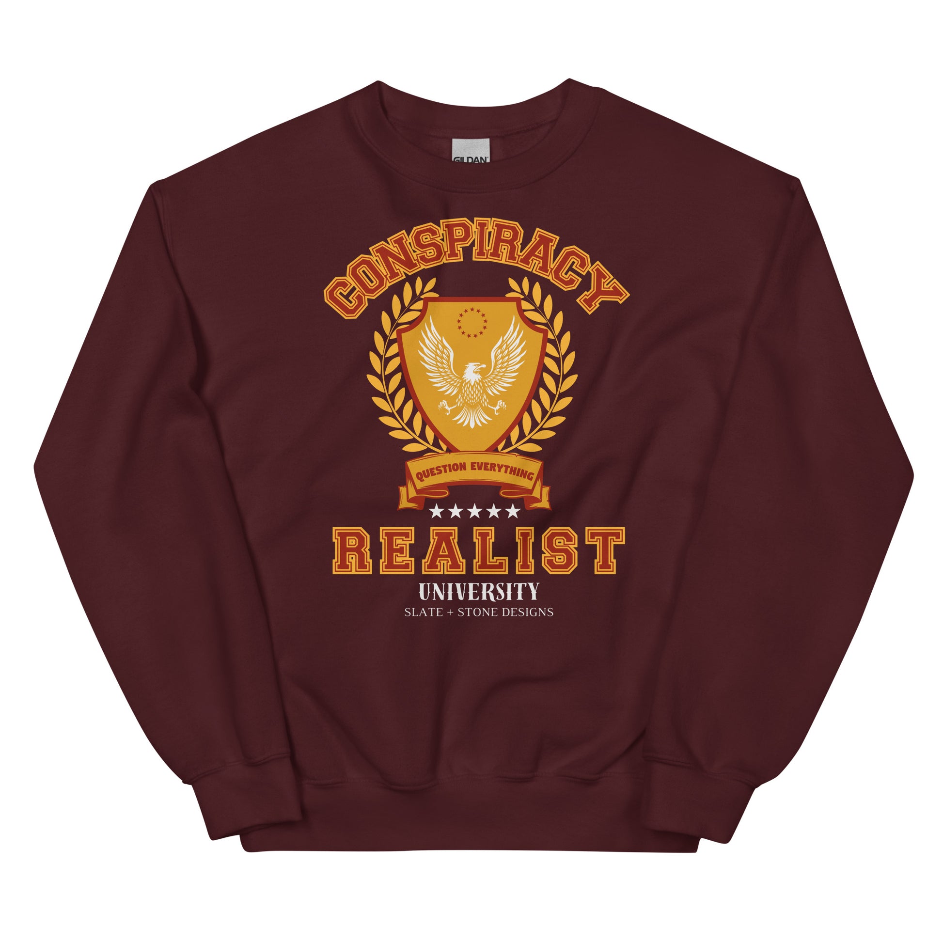 Conspiracy Realist Women's Sweatshirt - SLATE + STONE DESIGNS