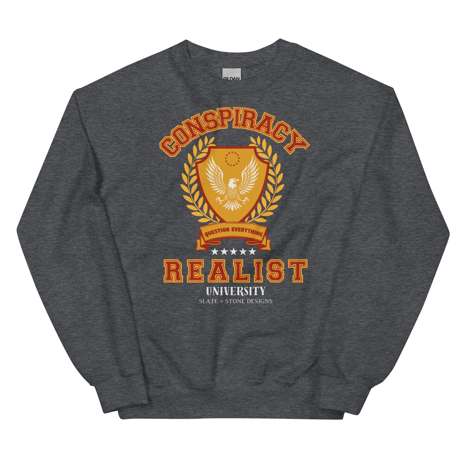 Conspiracy Realist Women's Sweatshirt - SLATE + STONE DESIGNS