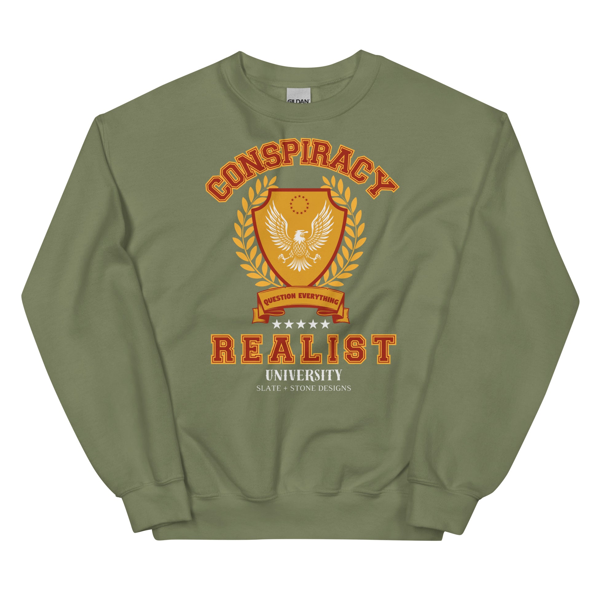 Conspiracy Realist Women's Sweatshirt - SLATE + STONE DESIGNS