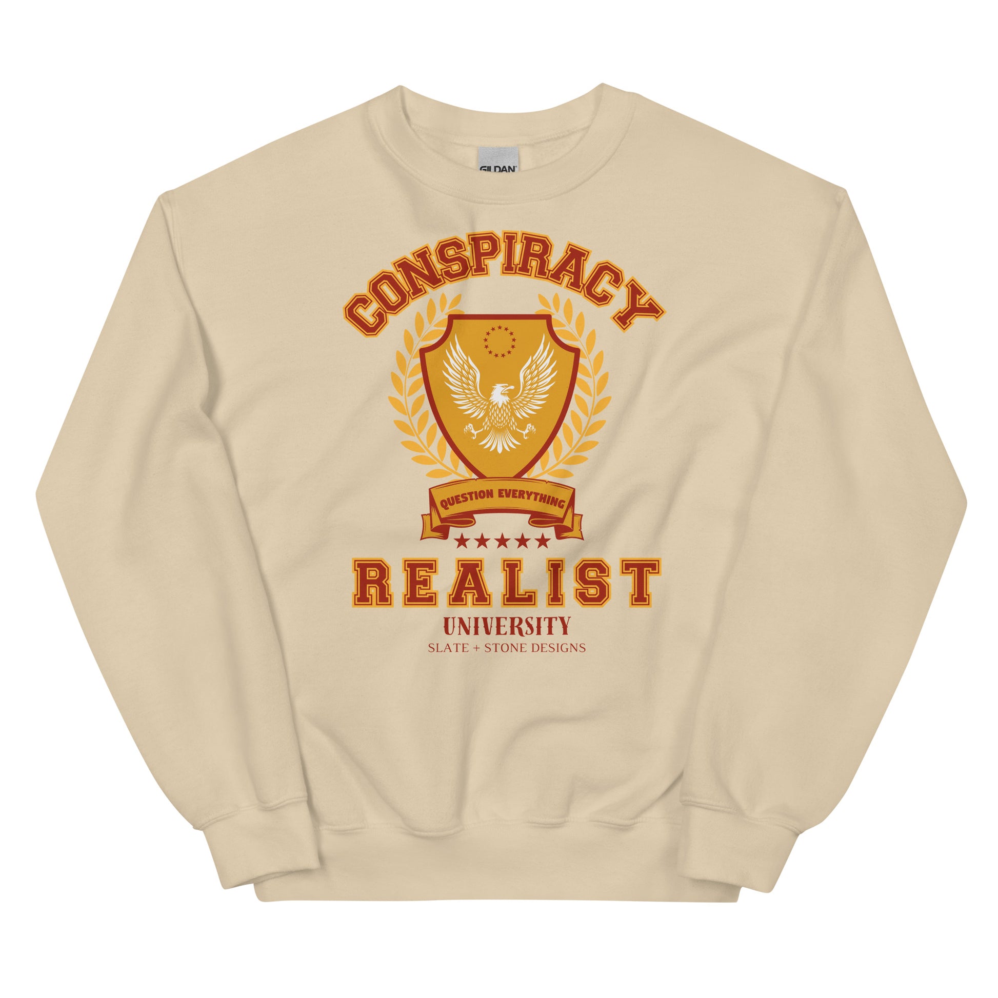 Conspiracy Realist Women's Sweatshirt - SLATE + STONE DESIGNS