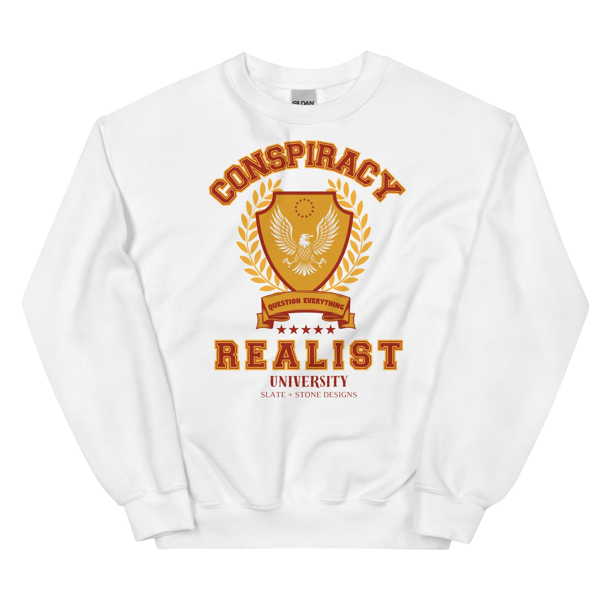 Conspiracy Realist Women's Sweatshirt - SLATE + STONE DESIGNS