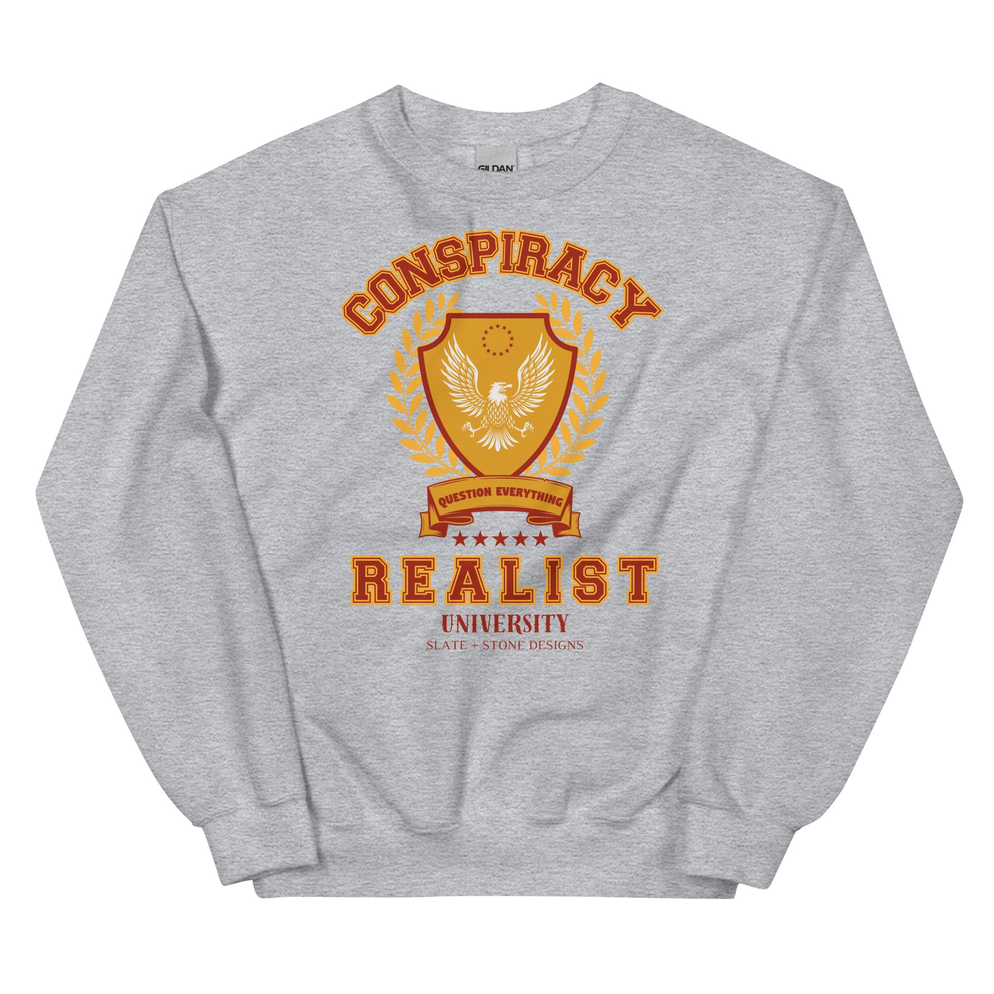 Conspiracy Realist Women's Sweatshirt - SLATE + STONE DESIGNS