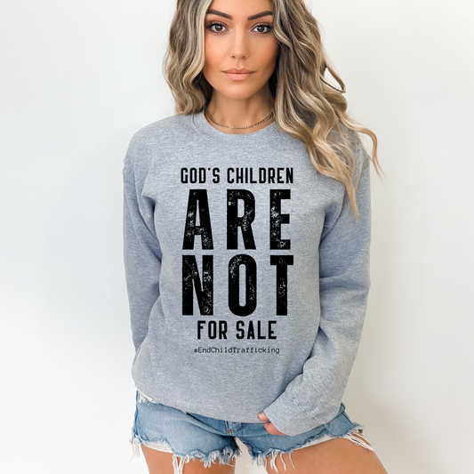 God's Children Unisex Sweatshirt - SLATE + STONE DESIGNS