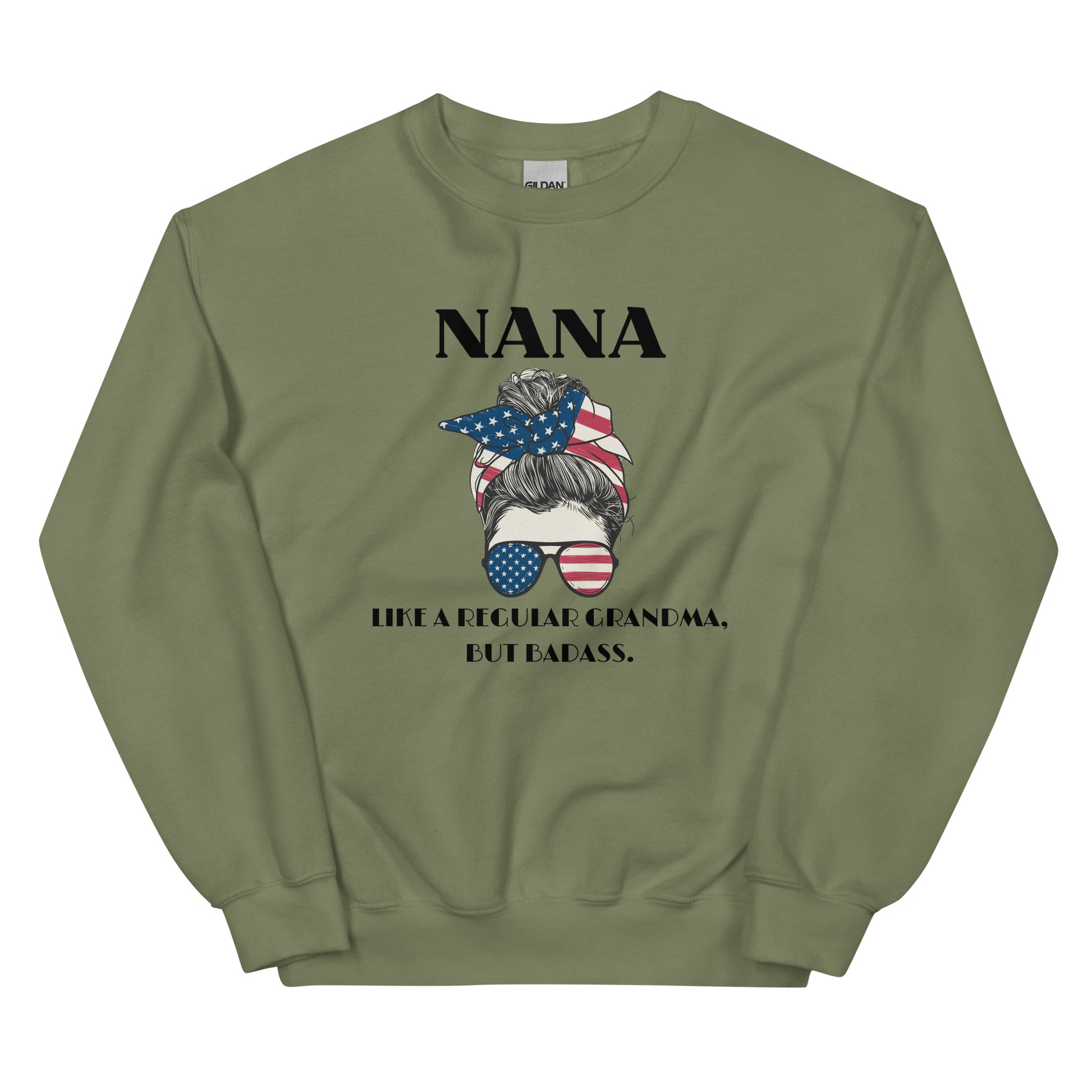 Nana, Like a Regular Grandma, but badass Sweatshirt - SLATE + STONE DESIGNS