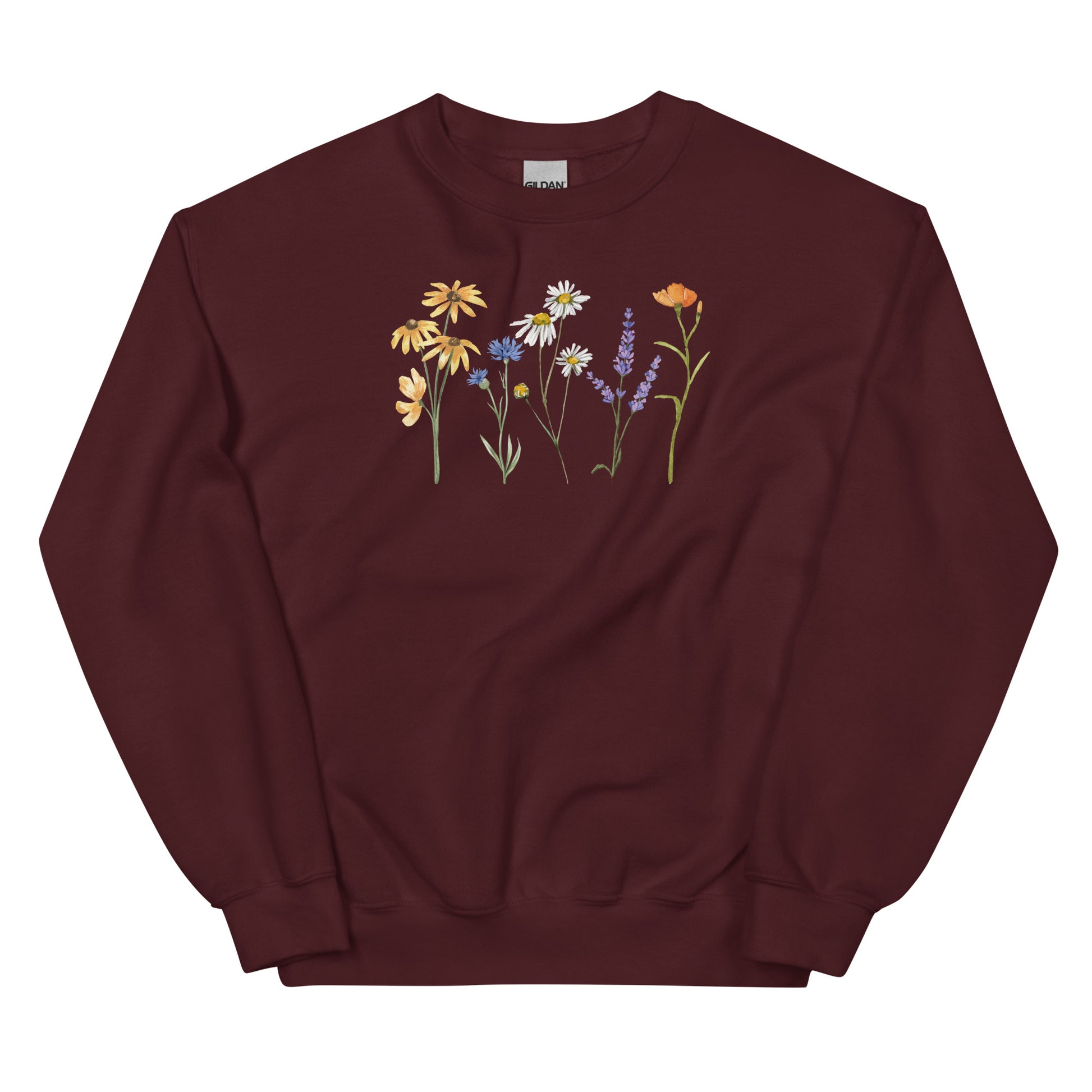 Run Through Wildflowers Sweatshirt - SLATE + STONE DESIGNS