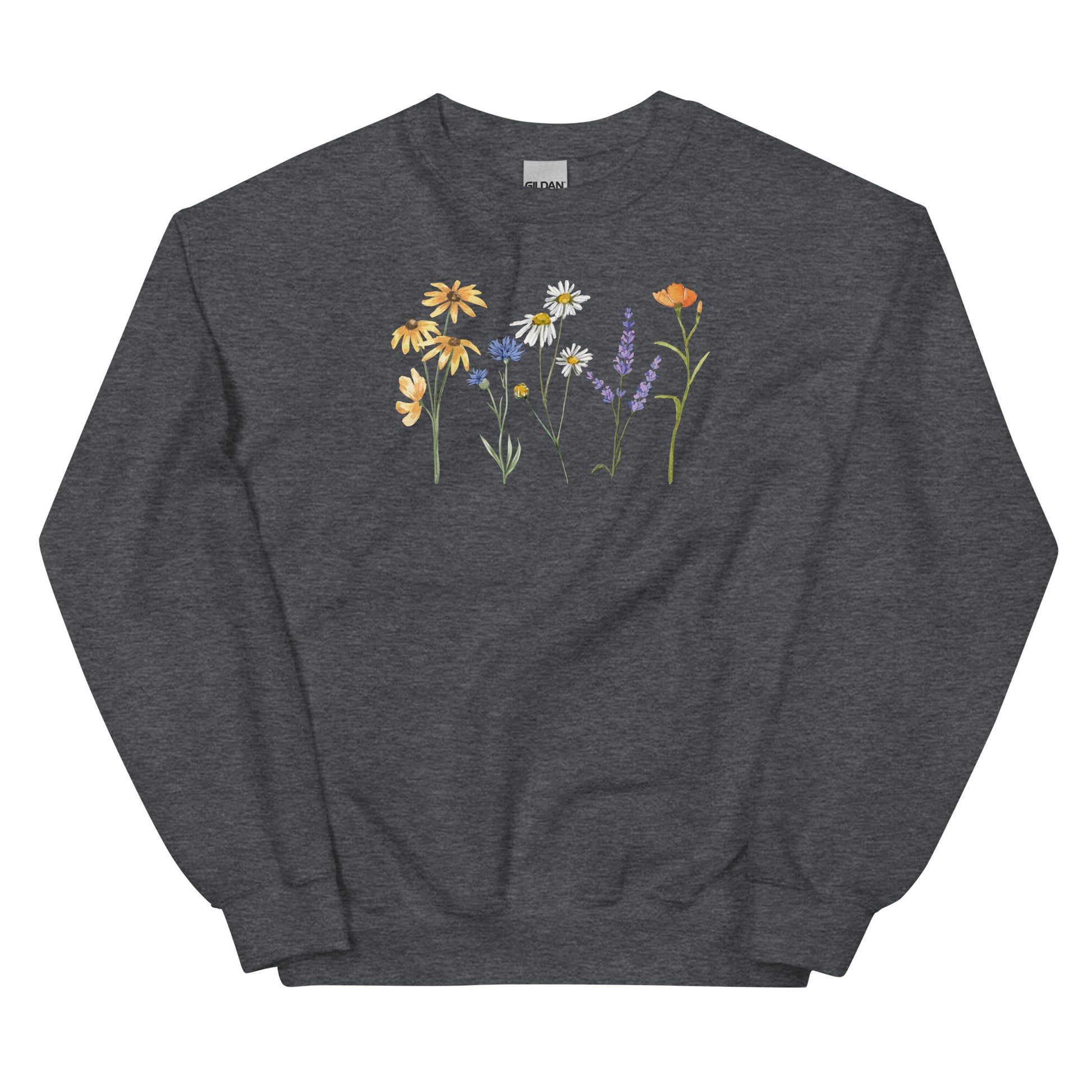 Run Through Wildflowers Sweatshirt - SLATE + STONE DESIGNS