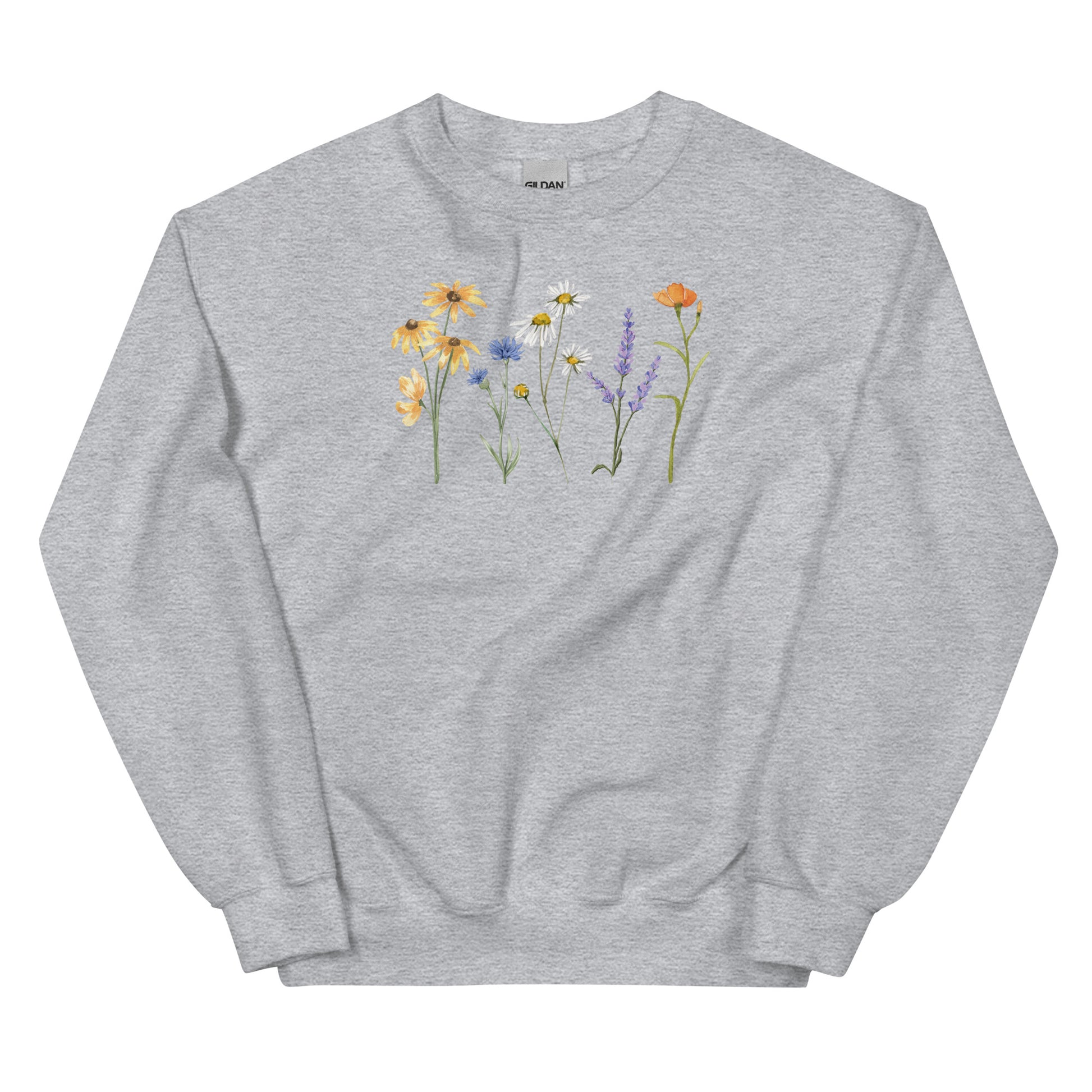 Run Through Wildflowers Sweatshirt - SLATE + STONE DESIGNS