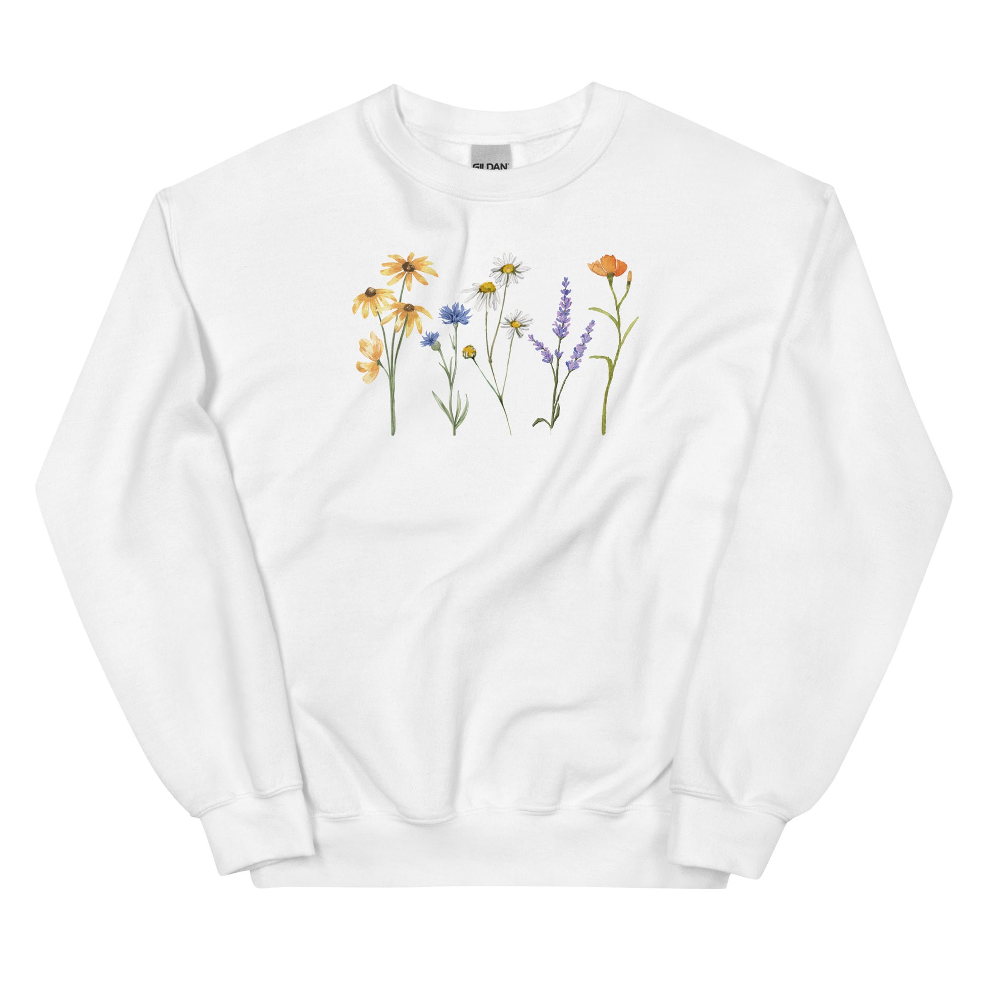 Run Through Wildflowers Sweatshirt - SLATE + STONE DESIGNS