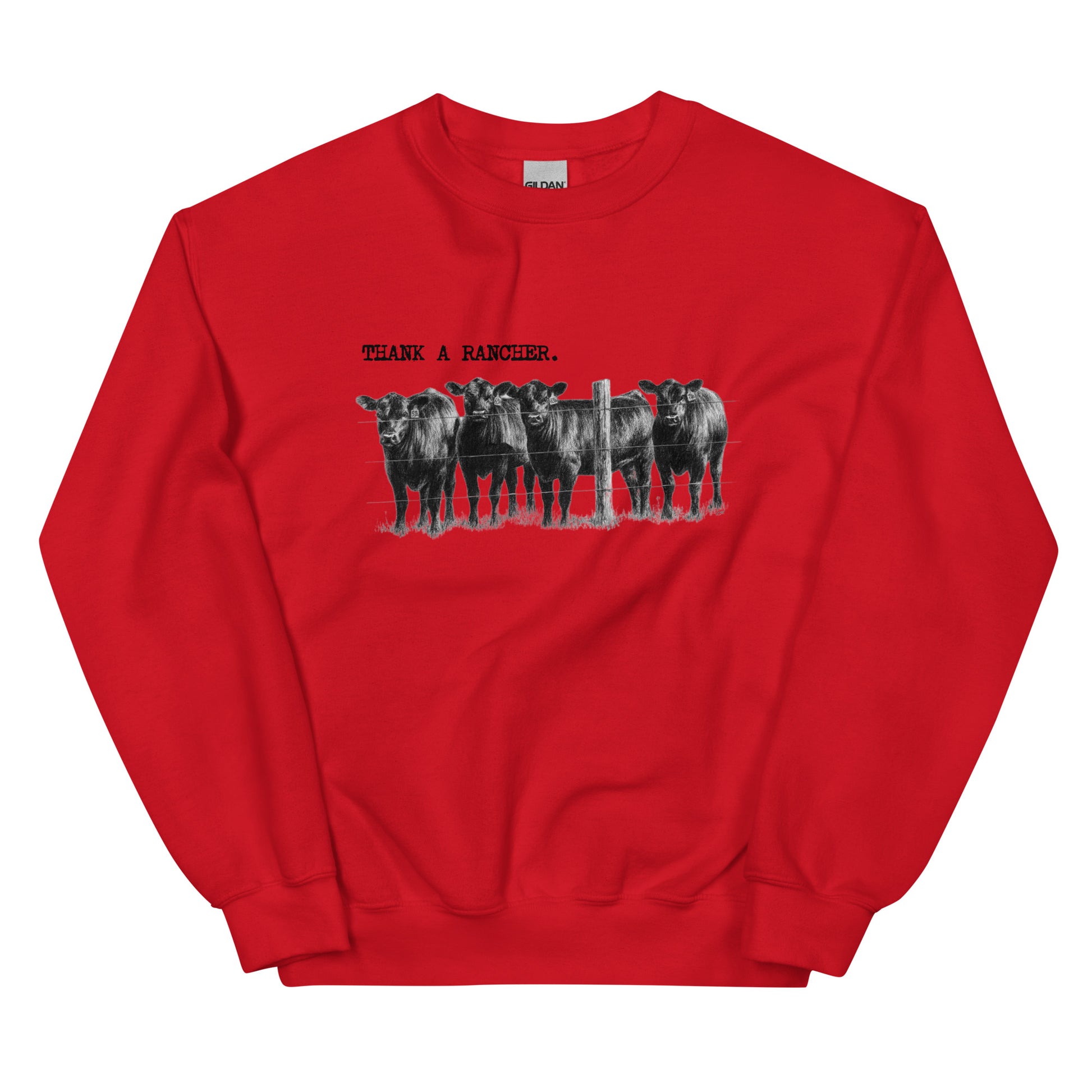 Thank A Rancher Unisex Sweatshirt - SLATE + STONE DESIGNS