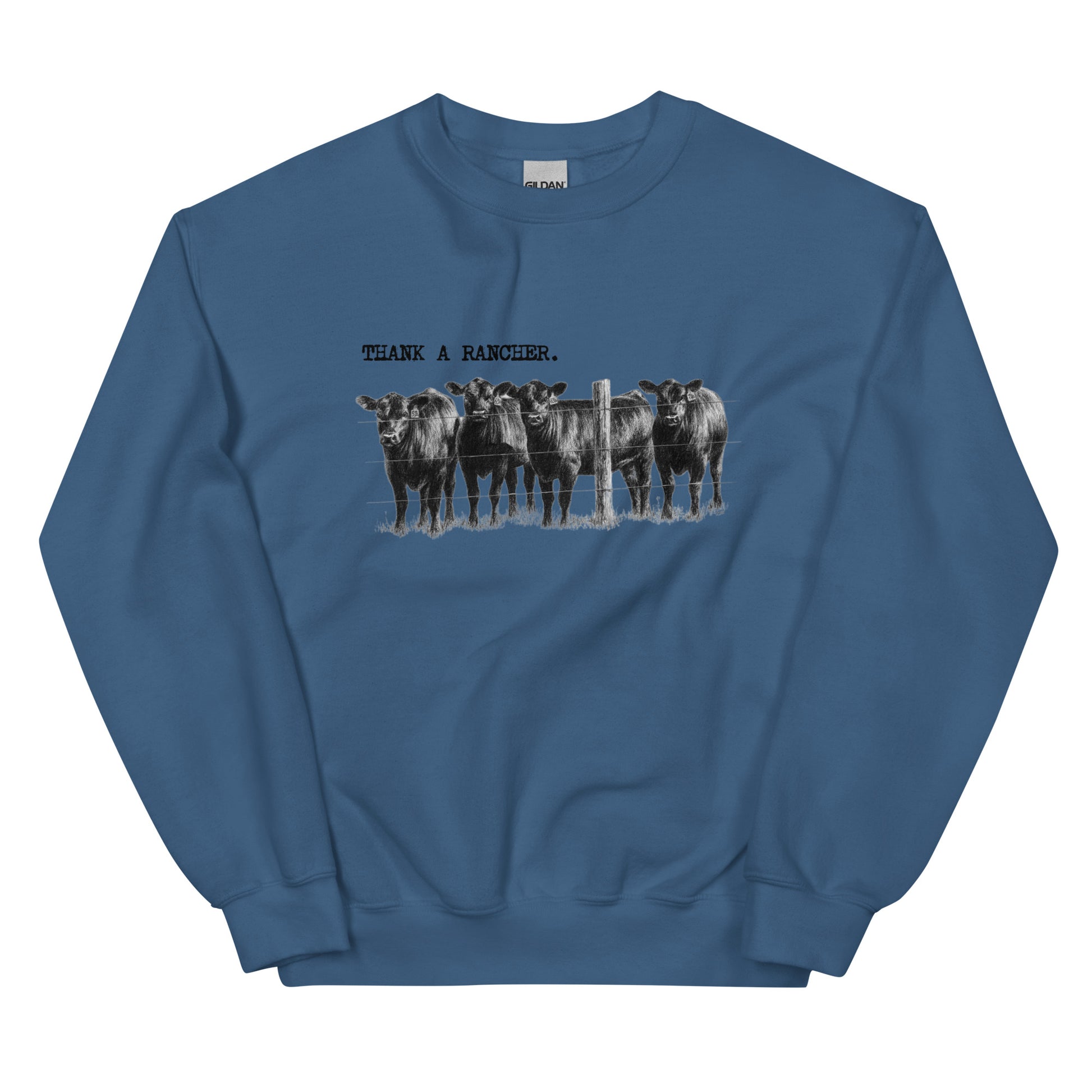 Thank A Rancher Unisex Sweatshirt - SLATE + STONE DESIGNS
