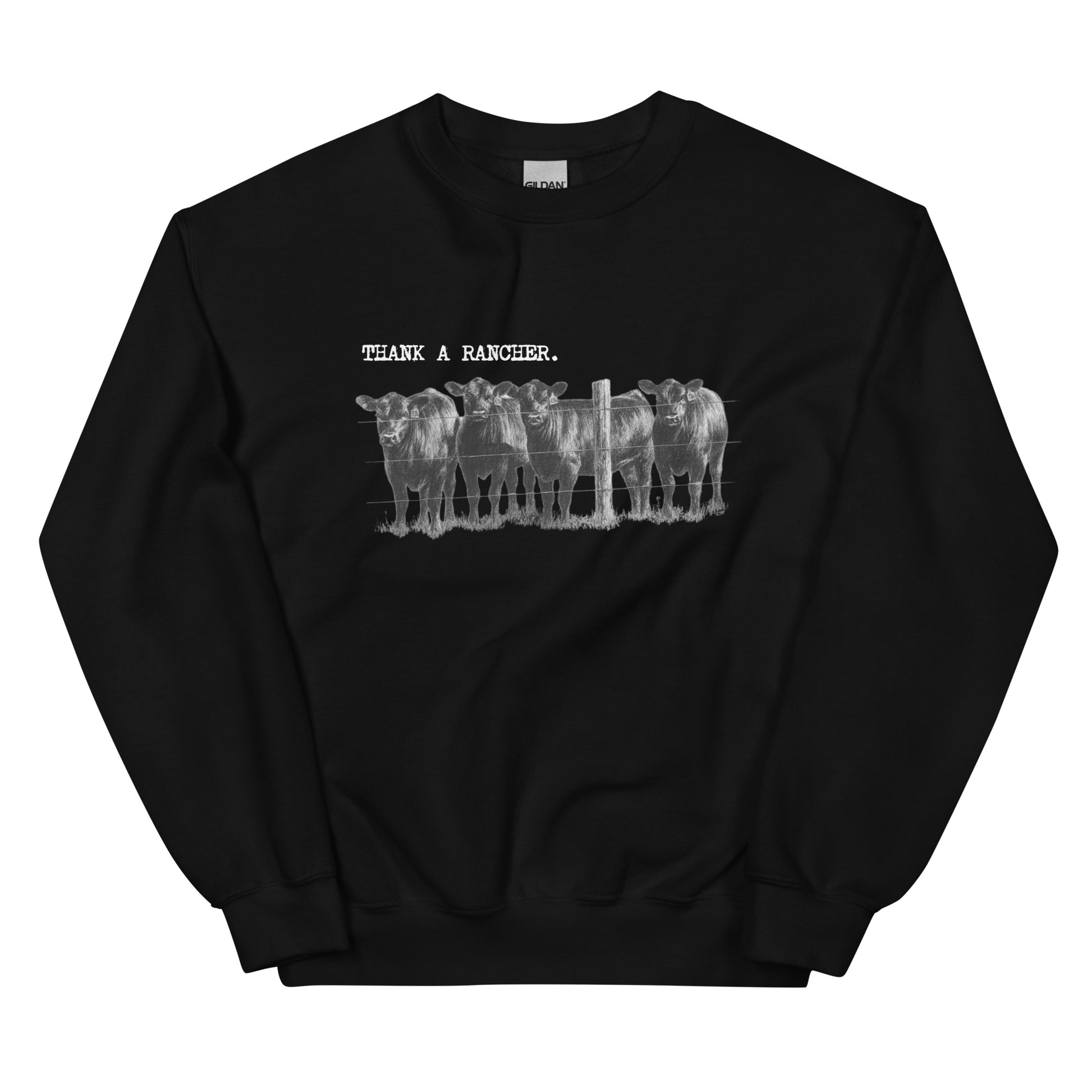 Thank A Rancher Unisex Sweatshirt - SLATE + STONE DESIGNS