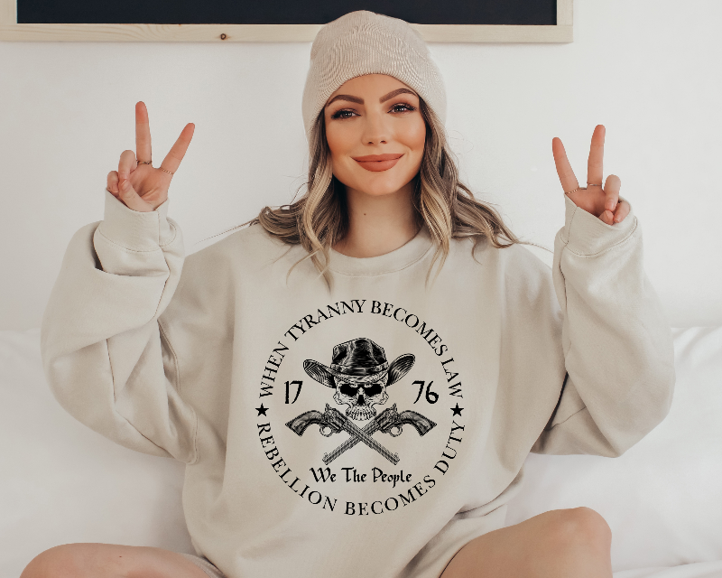 When Tyranny Becomes Law Unisex Sweatshirt - SLATE + STONE DESIGNS