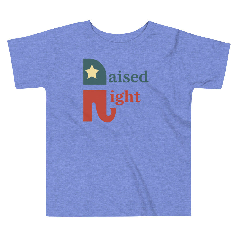 Raised Right Toddler T-shirt - SLATE + STONE DESIGNS