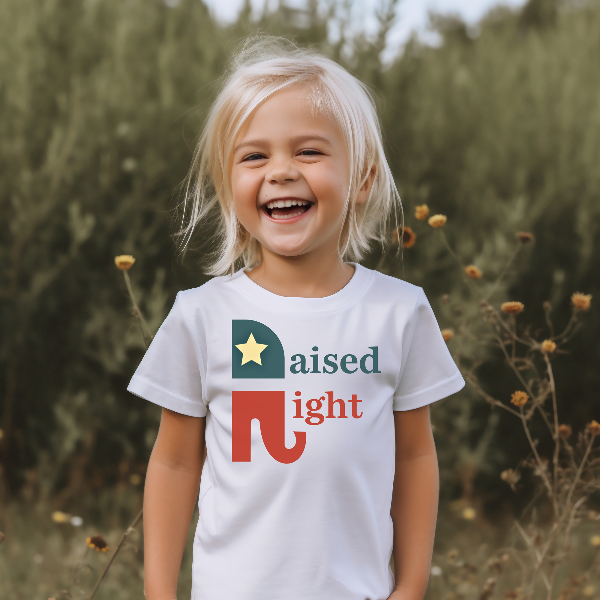 Raised Right Toddler T-shirt - SLATE + STONE DESIGNS