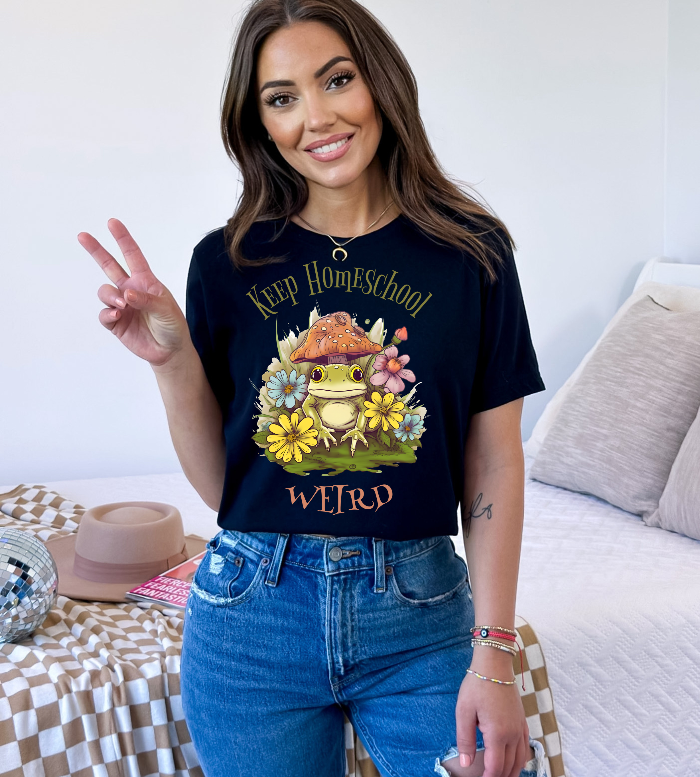 Keep Homeschool Weird Unisex t-shirt - SLATE + STONE DESIGNS