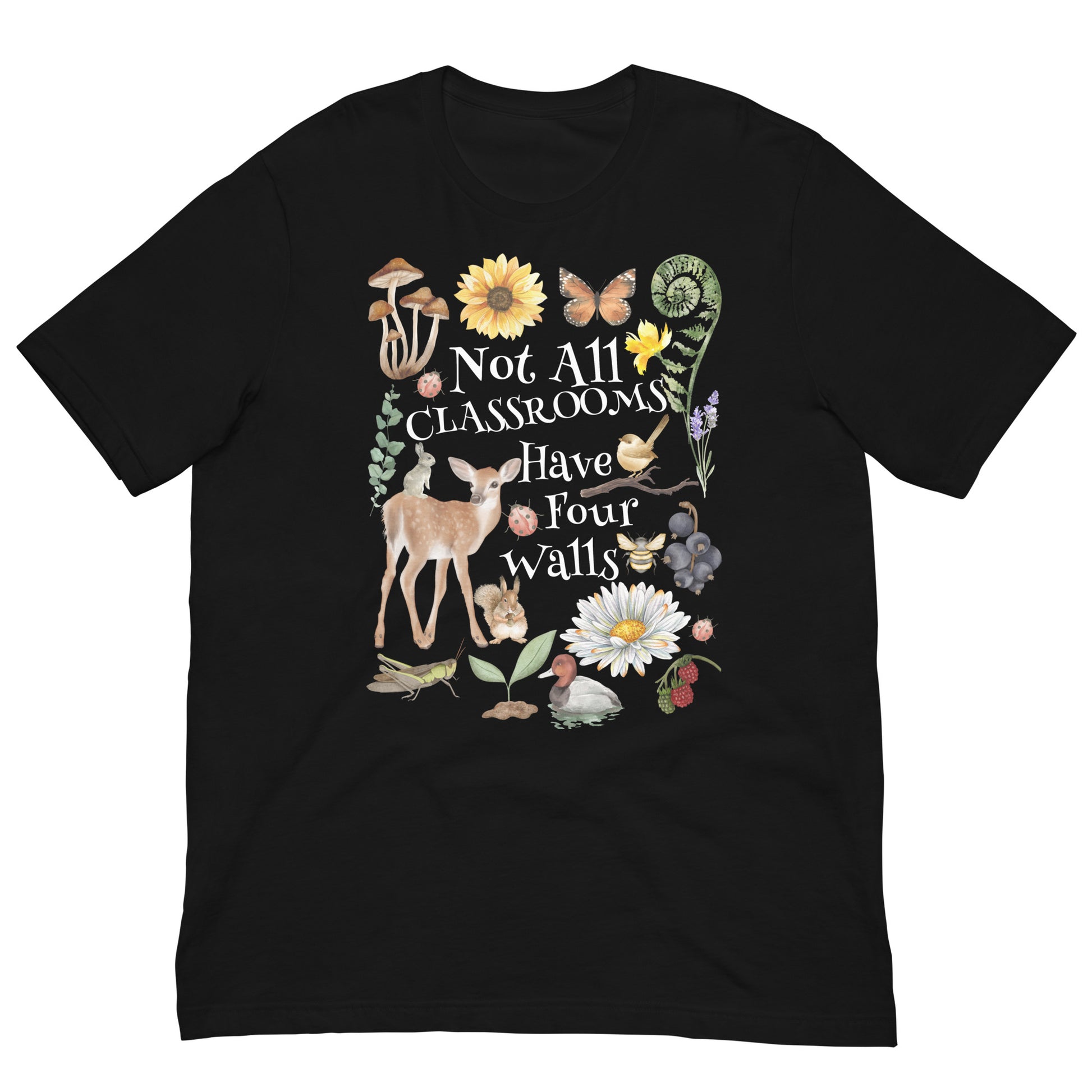 Not All Classrooms Have Four Walls T-shirt - SLATE + STONE DESIGNS