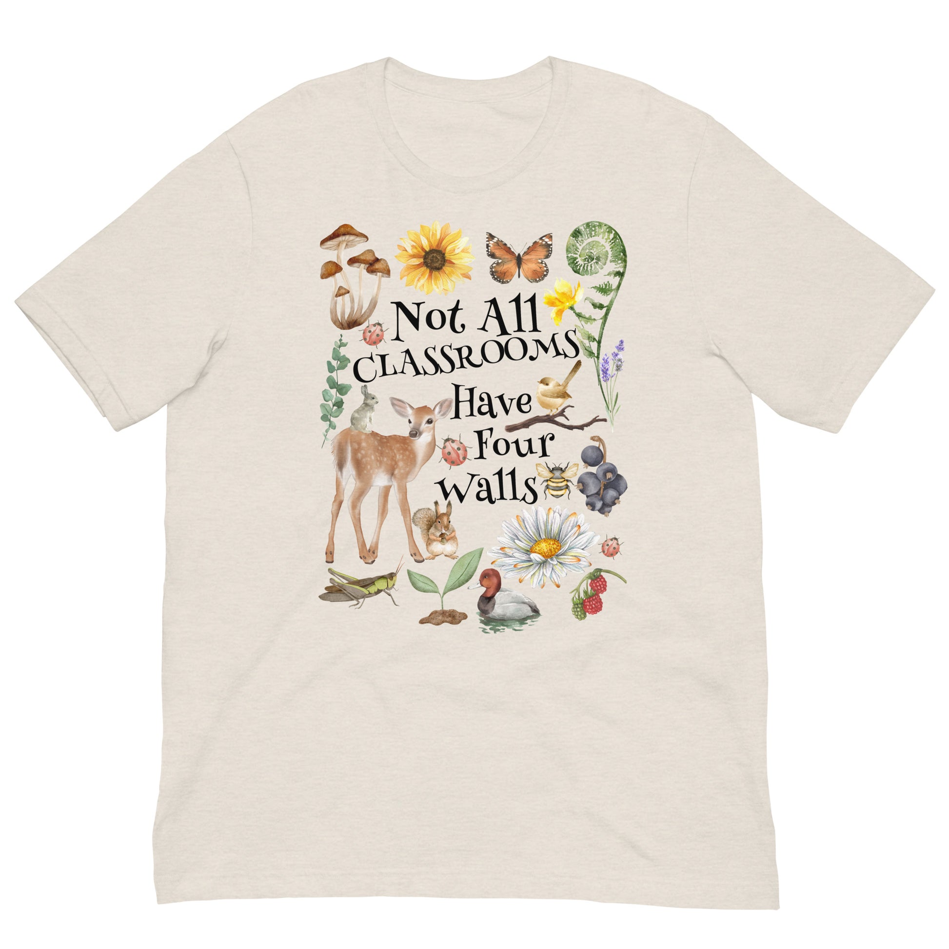 Not All Classrooms Have Four Walls T-shirt - SLATE + STONE DESIGNS